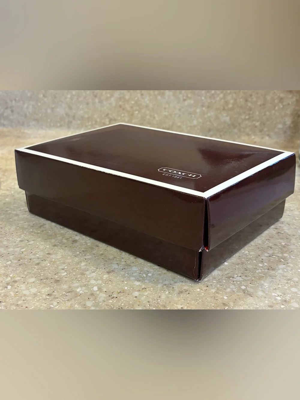 Authentic Coach Storage box for Wallet Empty small